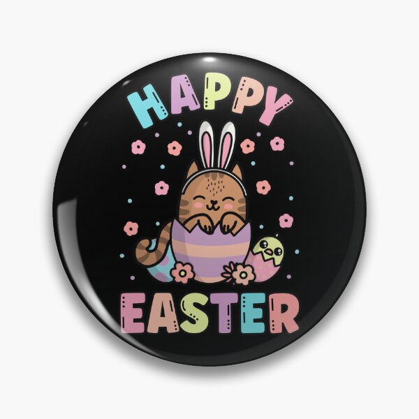Item preview, Happy Easter Kawaii Tabby Cat Cute Spring Egg Hunting designed and sold by JokeGysen.