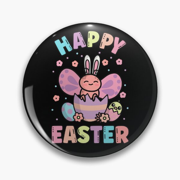 Item preview, Happy Easter Kawaii Butterfly Cute Spring Egg Hunting designed and sold by JokeGysen.