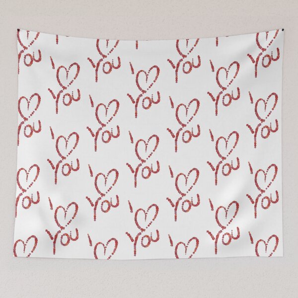 Aperçu de l'œuvre Romantic I Love You Text Design-116 PNG créée et vendue par Metaversigns2-O.