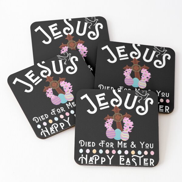 Item preview, Jesus Died For Me & You Happy Easter Christian Eggs Cross designed and sold by VasylByrtus.