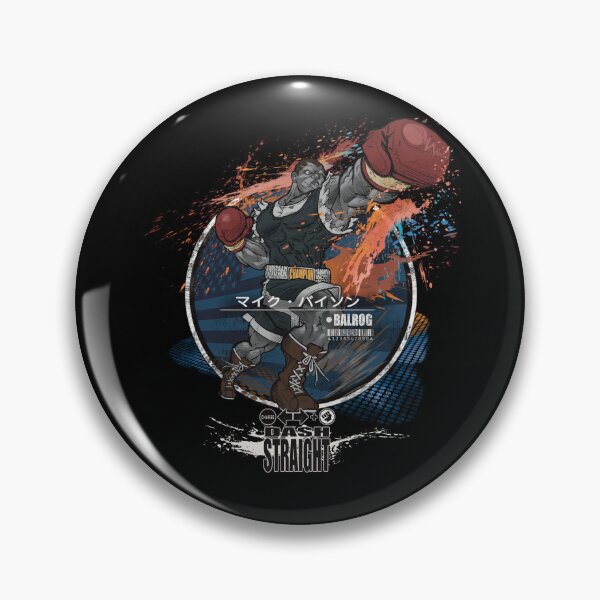 Item preview, BALROG: DASH STRAIGHT CLASSIC - BLACK designed and sold by just10blaze.