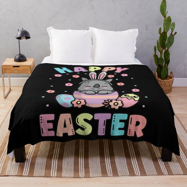 Item preview, Happy Easter Kawaii Rhino Cute Spring Egg Hunting designed and sold by JokeGysen.