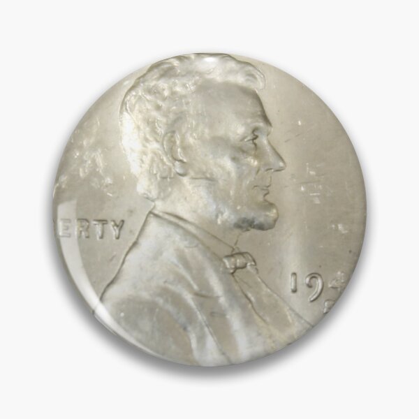 Item preview, 1943 S Lincoln Steel Cent large designed and sold by coinsxcrochet.