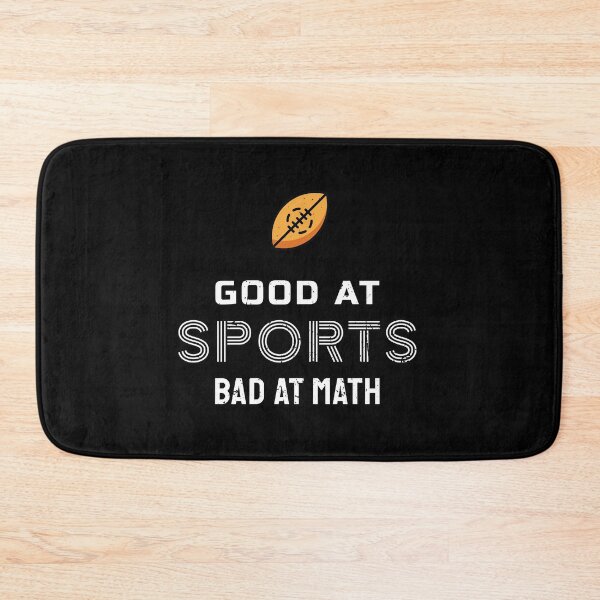 Item preview, Good At Sports Bad At Math Rugby Football White Color designed and sold by bolkibox.