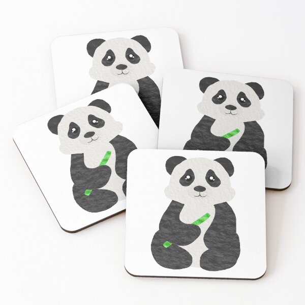 Item preview, Panda eating bamboo designed and sold by Sintija Valucka.