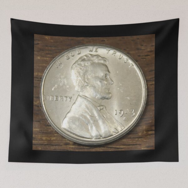 Item preview, 1943 S Lincoln Steel Cent large designed and sold by coinsxcrochet.
