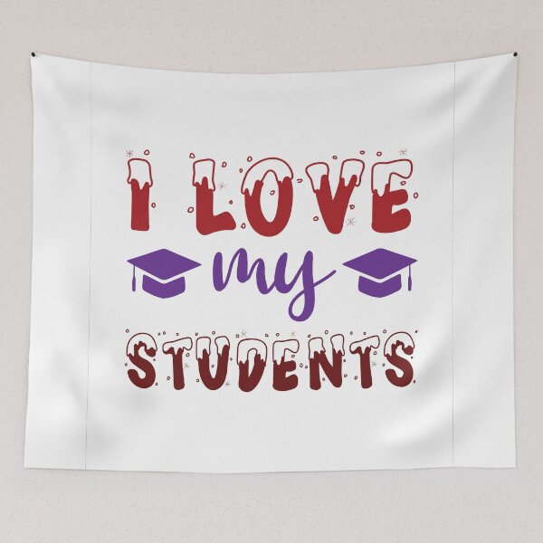 Item preview, I LOVE MY STUDENTS designed and sold by SticerOcean.