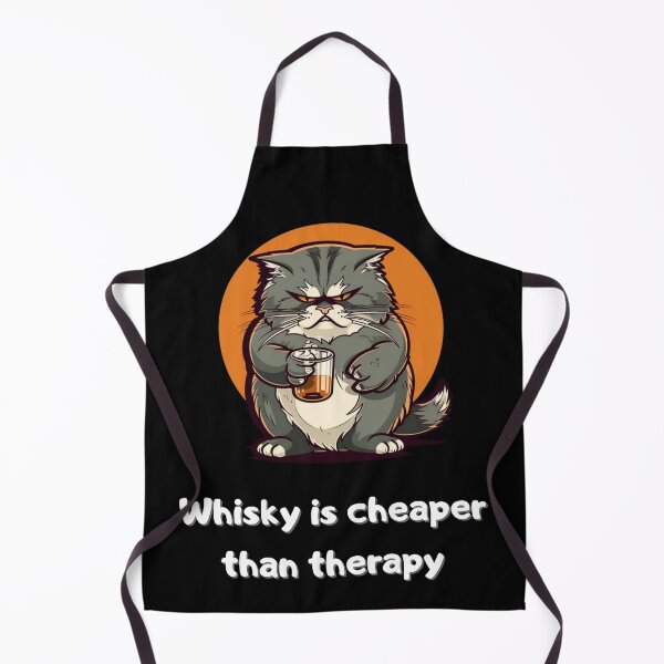Item preview, Whisky is cheaper than therapy Funny T-Shirt essential T-Shirt designed and sold by TheWhiskyMerch.