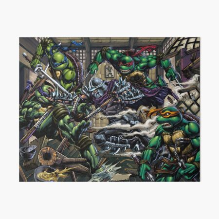 Item preview, TMNT and Shredder designed and sold by ArtHivePH.
