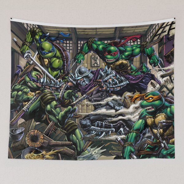 Item preview, TMNT and Shredder designed and sold by ArtHivePH.