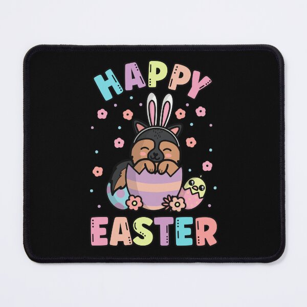 Item preview, Happy Easter Kawaii German Shepherd Dog Cute Spring Egg Hunting designed and sold by JokeGysen.