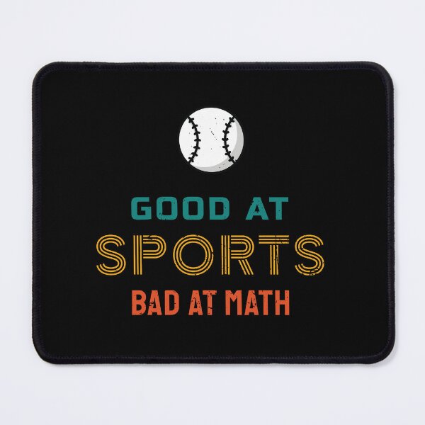 Item preview, Good At Sports Bad At Math Baseball Vintage Colors designed and sold by bolkibox.