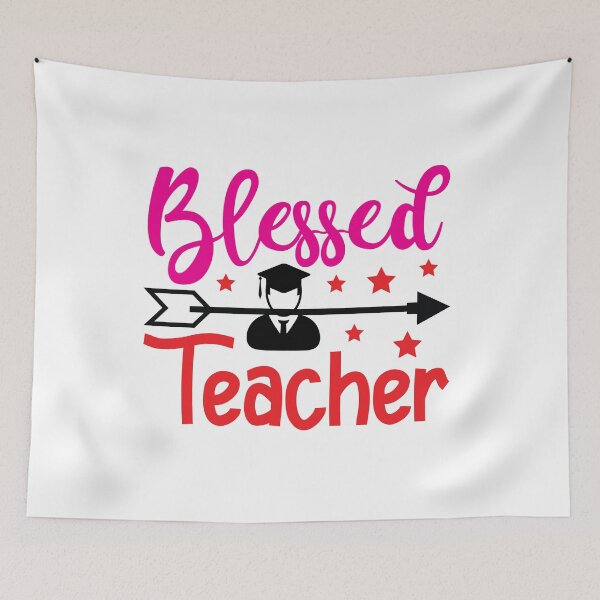 Item preview, BLESSED TEACHER designed and sold by SticerOcean.