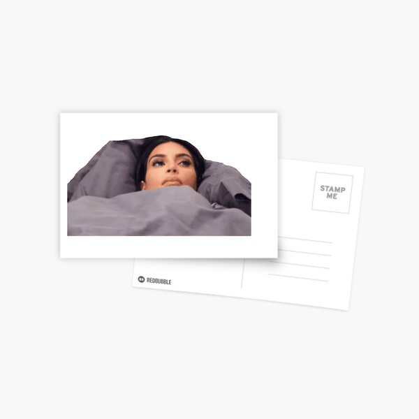 Kim Kardashian Postkarte