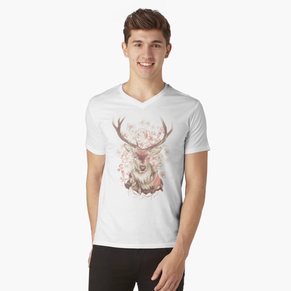 Item preview, V-Neck T-Shirt designed and sold by meganpalmer.
