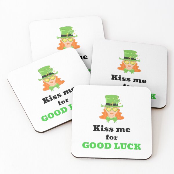 Item preview, Kiss me for good luck designed and sold by monikute.