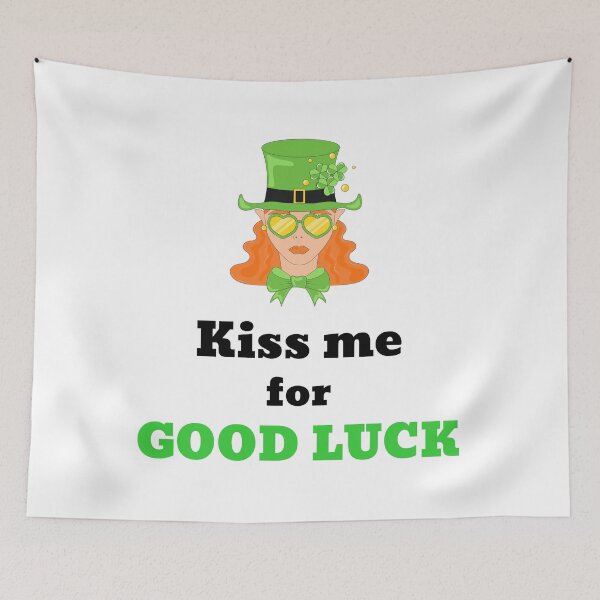 Item preview, Kiss me for good luck designed and sold by monikute.
