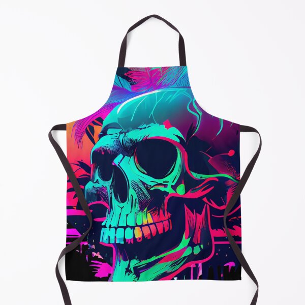 Artikelvorschau, Gothic Skull with Neon Aqua entworfen und verkauft von ShadowAndSlate.