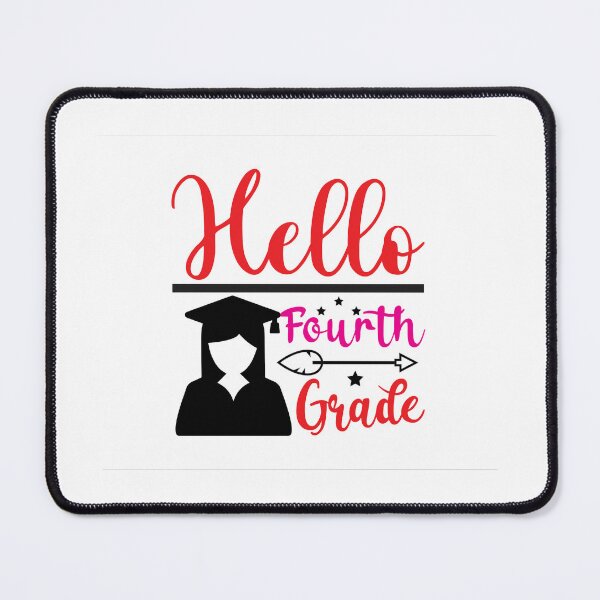 Item preview, HELLO FOURTH GRADE designed and sold by SticerOcean.