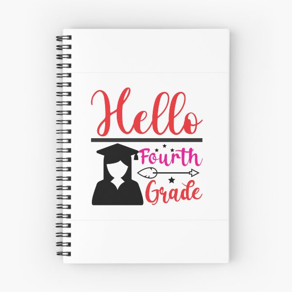 Item preview, HELLO FOURTH GRADE designed and sold by SticerOcean.