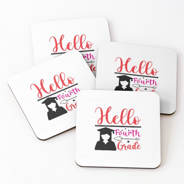 Item preview, HELLO FOURTH GRADE designed and sold by SticerOcean.