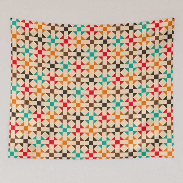 Item preview, Geometric Pattern: Quilt: Summer designed and sold by Red Wolf.