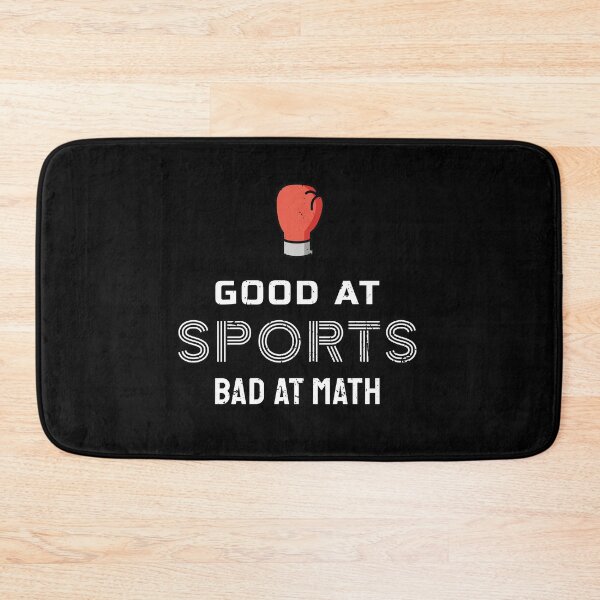 Item preview, Good At Sports Bad At Math Boxing Glove White Color designed and sold by bolkibox.