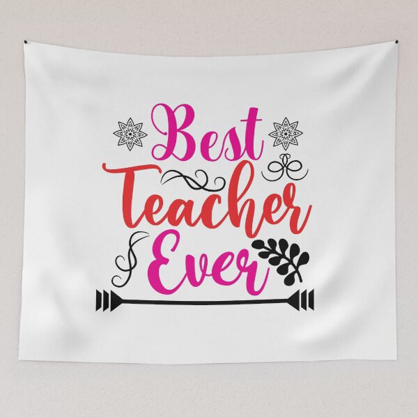 Item preview, BEST TEACHER EVER designed and sold by SticerOcean.