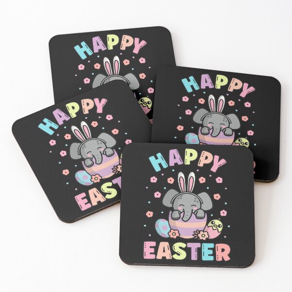 Item preview, Happy Easter Kawaii Bunny Elephant Cute Spring Egg Hunting designed and sold by JokeGysen.
