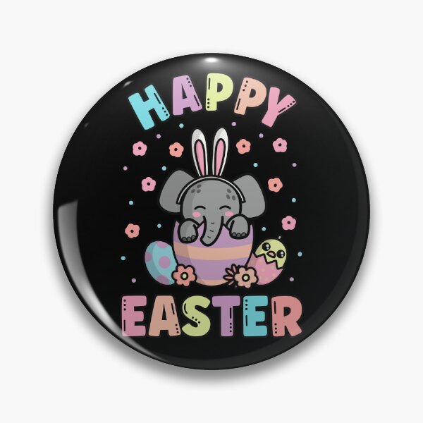 Item preview, Happy Easter Kawaii Bunny Elephant Cute Spring Egg Hunting designed and sold by JokeGysen.