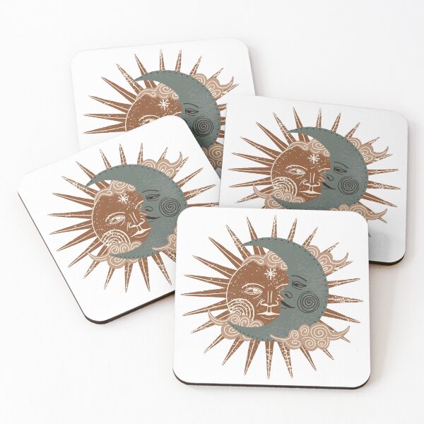 Item preview, Sun Moon and Clouds designed and sold by KatsCanvas.