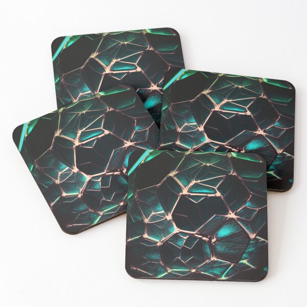 Item preview, organic cellular abstraction designed and sold by artfullyprompt.