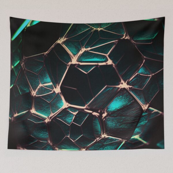 Item preview, organic cellular abstraction designed and sold by artfullyprompt.