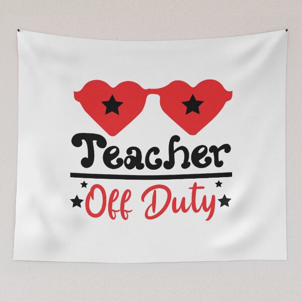 Item preview, TEACHER OFF DUTY designed and sold by SticerOcean.