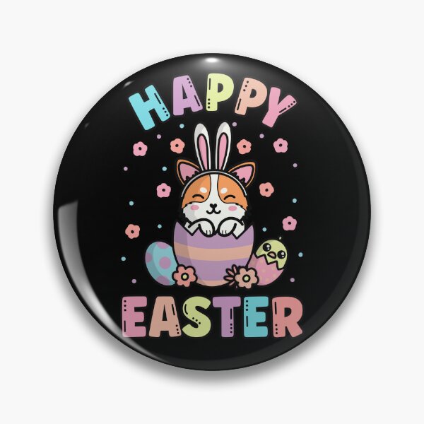 Item preview, Happy Easter Kawaii Bunny Corgi Dog Cute Spring Egg Hunting designed and sold by JokeGysen.