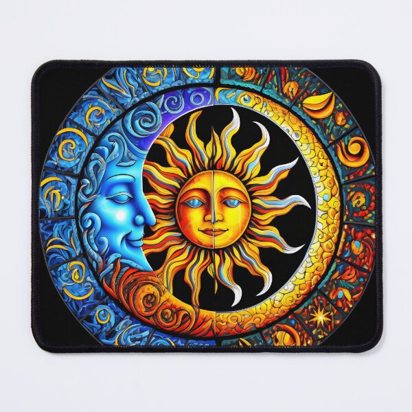 Artikelvorschau, Himmlisches Mosaik Sonne/Mond entworfen und verkauft von The93TeoShop.