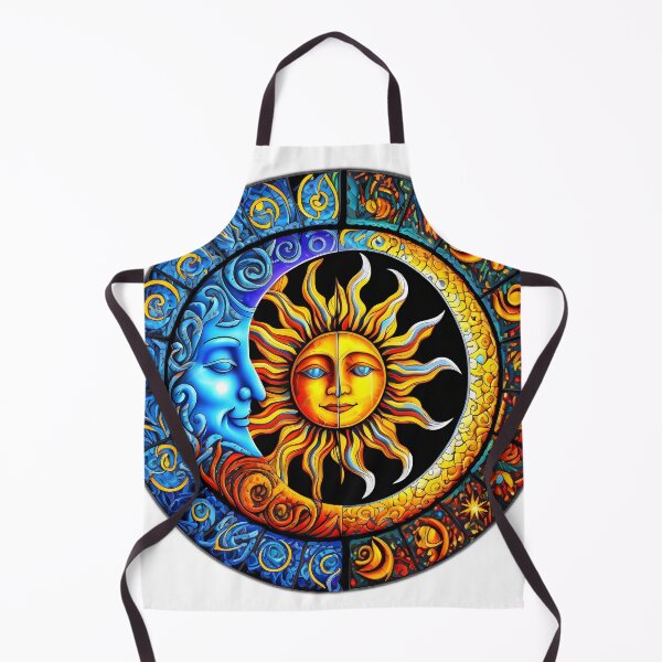 Item preview, Celestial Mosaic Sun/Moon designed and sold by The93TeoShop.