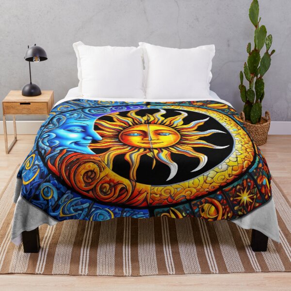 Item preview, Celestial Mosaic Sun/Moon designed and sold by The93TeoShop.