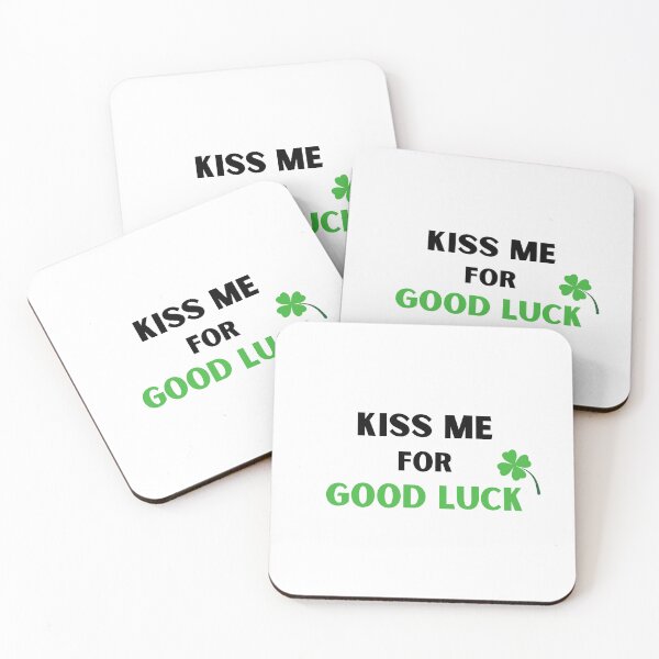 Item preview, Kiss me for good luck designed and sold by monikute.