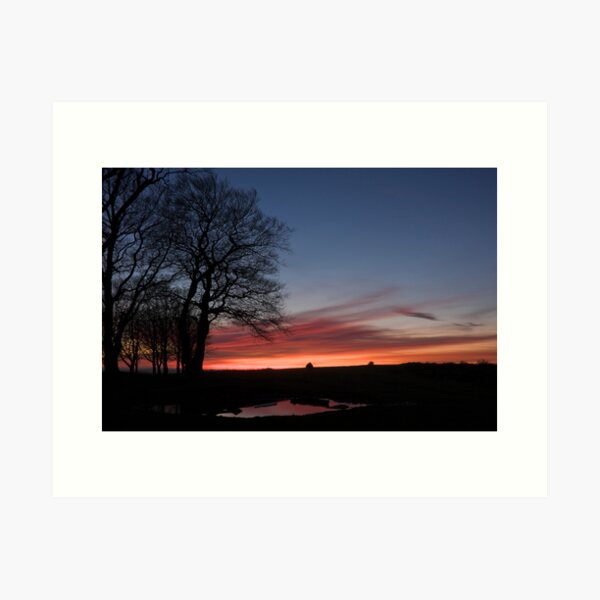 Cothelstone Silhouette Art Print