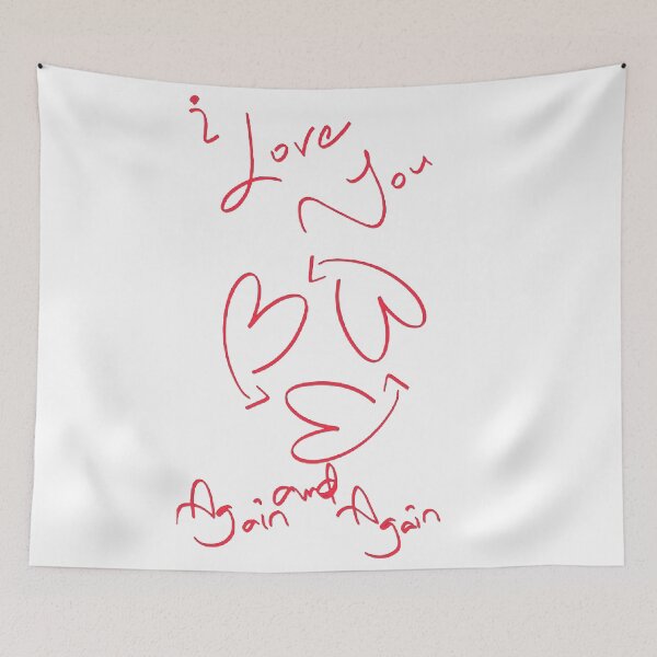Item preview, Romantic I Love You Again & Again Text Design-47 PNG designed and sold by Metaversigns2-O.