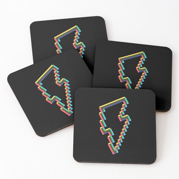 Item preview, soft CMYK 8-Bit Lightning (dark) designed and sold by animinimal.
