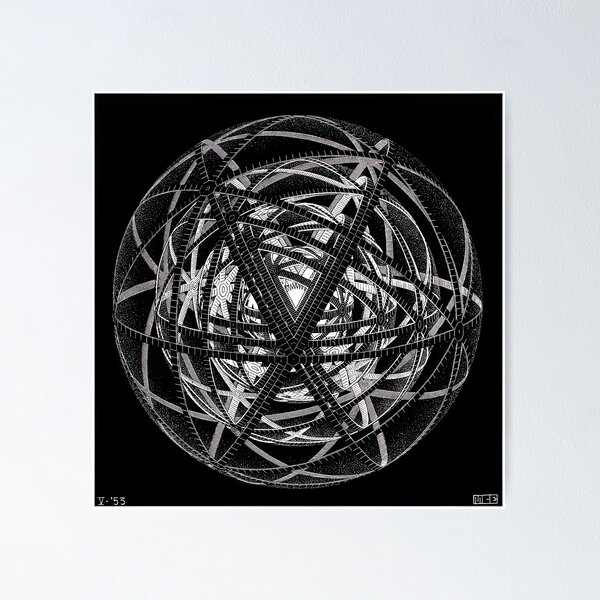 Item preview, Escher - Concentric Rinds designed and sold by funnypixels.