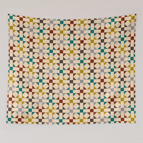 Item preview, Geometric Pattern: Quilt: Autumn designed and sold by Red Wolf.