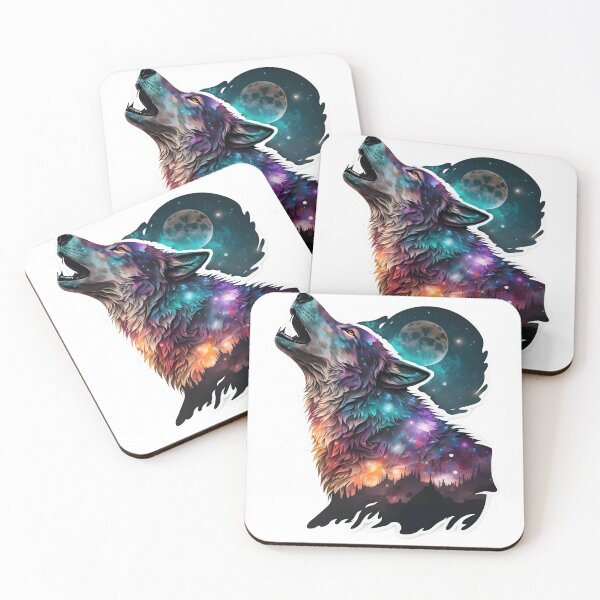 Item preview, Galaxy Howling Wolf designed and sold by The93TeoShop.