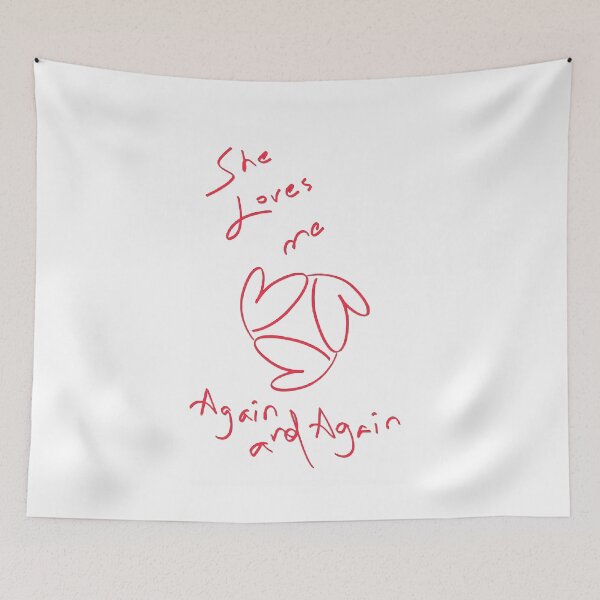 Aperçu de l'œuvre She Love Me Again & Again Text Design-62 PNG créée et vendue par Metaversigns2-O.