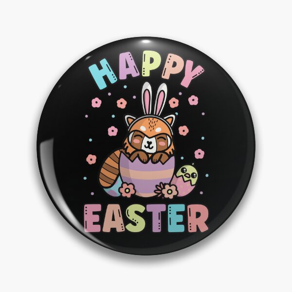 Item preview, Happy Easter Kawaii Bunny Red Panda Cute Spring Egg Hunting designed and sold by JokeGysen.