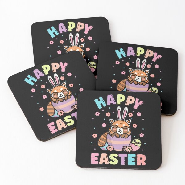 Item preview, Happy Easter Kawaii Bunny Red Panda Cute Spring Egg Hunting designed and sold by JokeGysen.