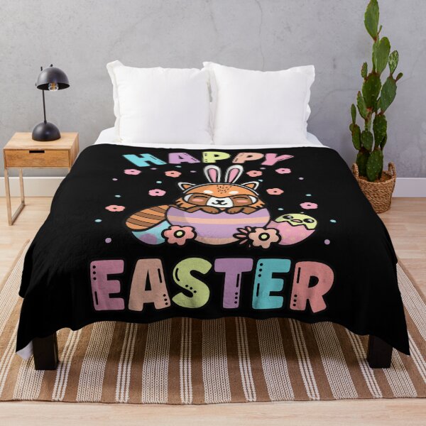 Item preview, Happy Easter Kawaii Bunny Red Panda Cute Spring Egg Hunting designed and sold by JokeGysen.