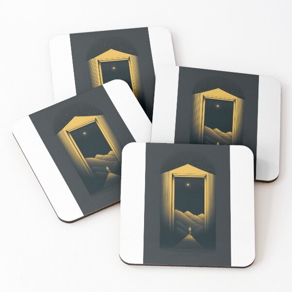 Item preview, door - desert minimal t-shirt designed and sold by OKR1M.